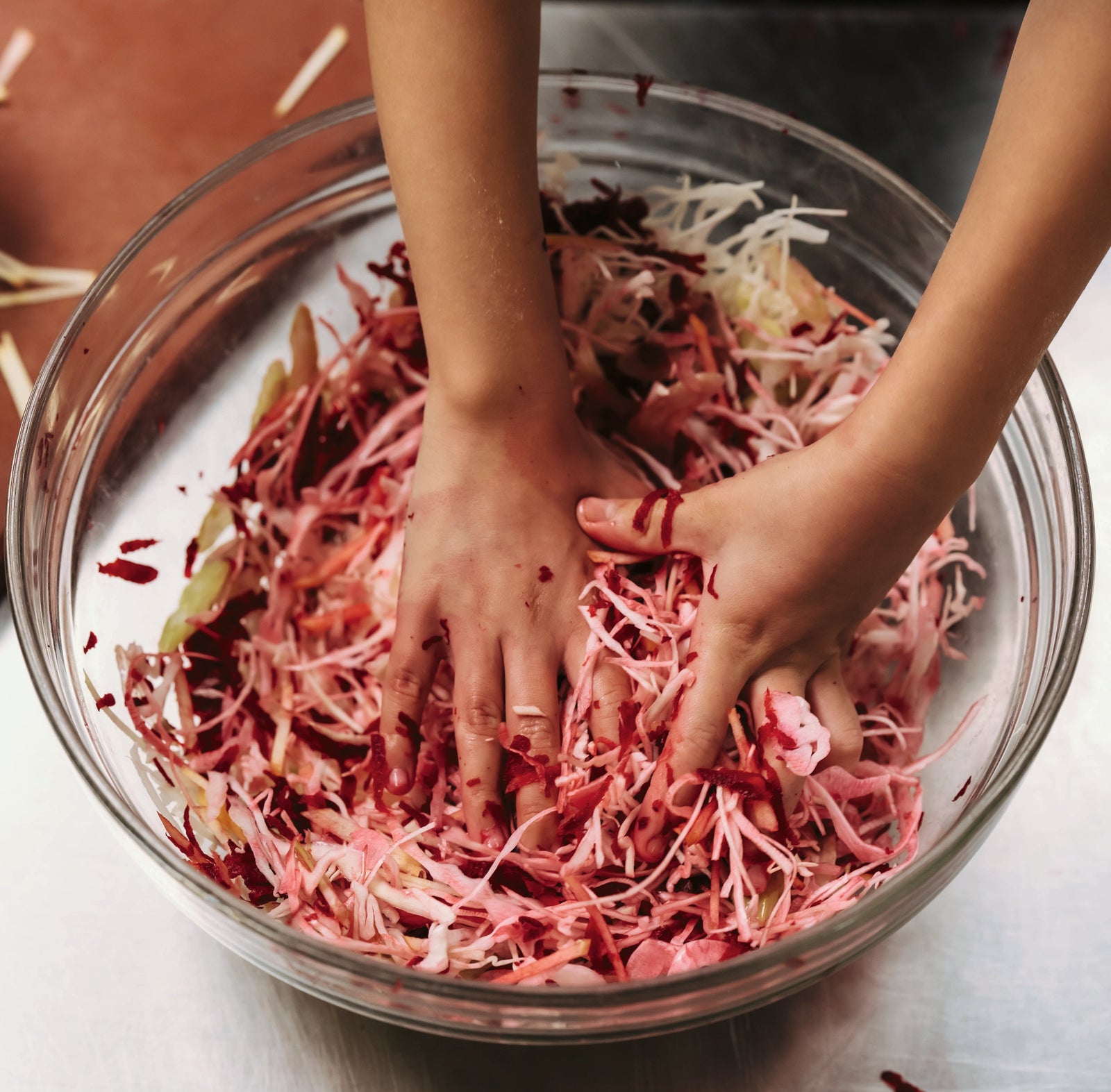 Beetroot and apple salad. Photography Anne-Claire Héraud