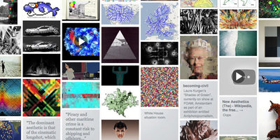 post internet art digital collage with abstract shapes and vibrant colors