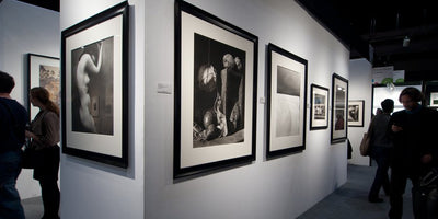 aipad art fair picks promotional banner featuring colorful abstract artwork on a 900 by 450 pixel image