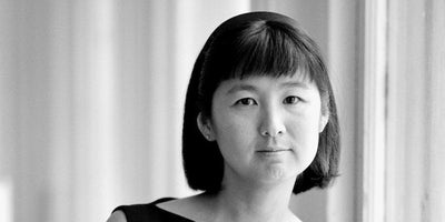 Maya Lin interview portrait with blurred background
