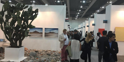 Best artworks displayed at Zona Maco 2015 art fair vibrant colorful paintings and sculptures