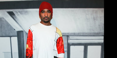 Jacolby Satterwhite artwork featuring Bjork vibrant digital collage with abstract shapes and colorful patterns