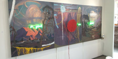 African art fair 2015 banner featuring vibrant artwork and cultural motifs in 900x450 resolution