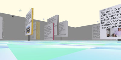 dis tweet heaven promotional graphic with stylized text and vibrant colors