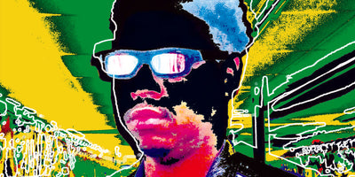 Azikiwe Mohammed leading a field trip outdoors with students in a natural setting