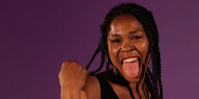 Martine Syms artwork exhibition at Bridget Donahue gallery colorful abstract painting 900x450