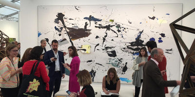frieze london 2015 paintings gallery exhibition artwork colorful canvas display