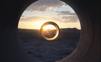 Phaidon Land Art Road Trip Utah scenic landscape with desert rock formations and clear blue sky