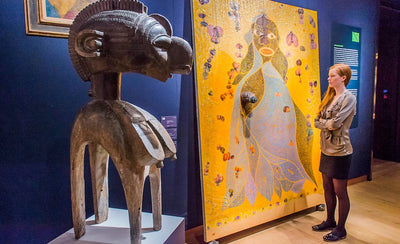 Phaidon Going Once Contemporary Masters book cover with abstract colorful artwork on white background