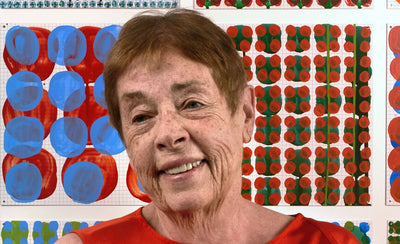 Jennifer Bartlett artwork Lives of Artists series colorful abstract painting 900x450