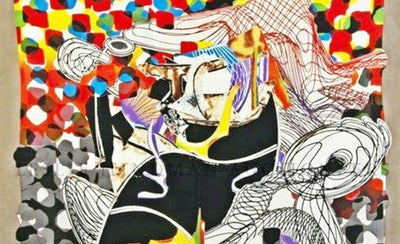 What to say about your new Frank Stella print artwork colorful abstract design