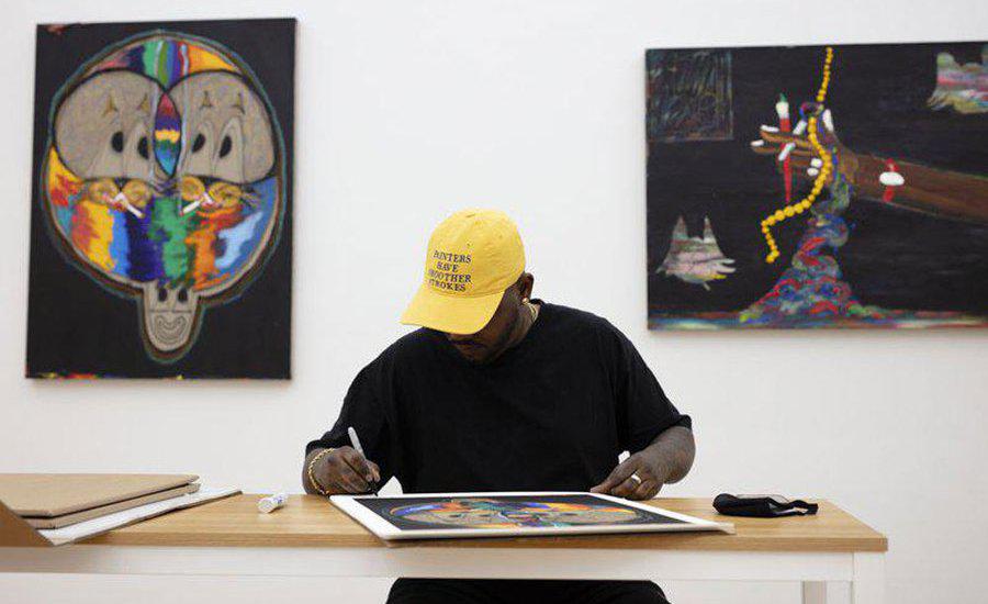 Devin Troy Strother describes his new artspace and Free Arts NYC edition promotional image