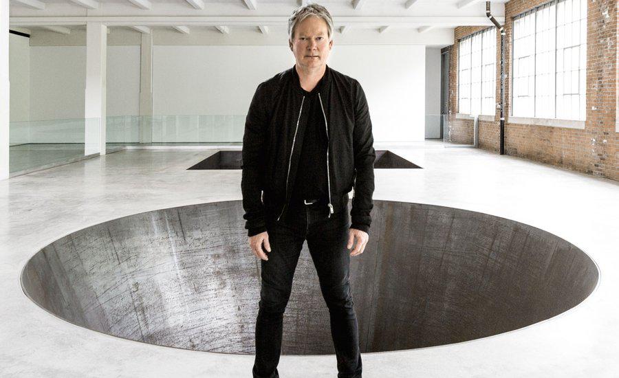 James Crump The Art for Home interview promotional banner with portrait and text on abstract background