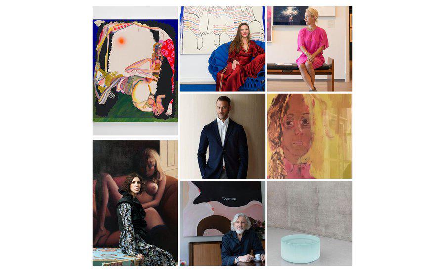 collecting in 2021 article header image with abstract digital art background and bold text