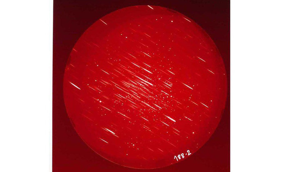 The Artspace Group Show Celestial Bodies promotional banner featuring abstract celestial-themed artwork in vibrant colors