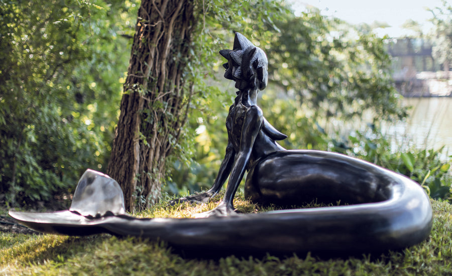 Wangechi Mutu artwork featuring vibrant colors and abstract forms representing art life and creativity