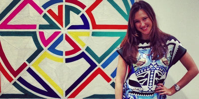 Maria Baibakova artwork featured at Art Basel artists to watch exhibition colorful abstract painting 900x450 image