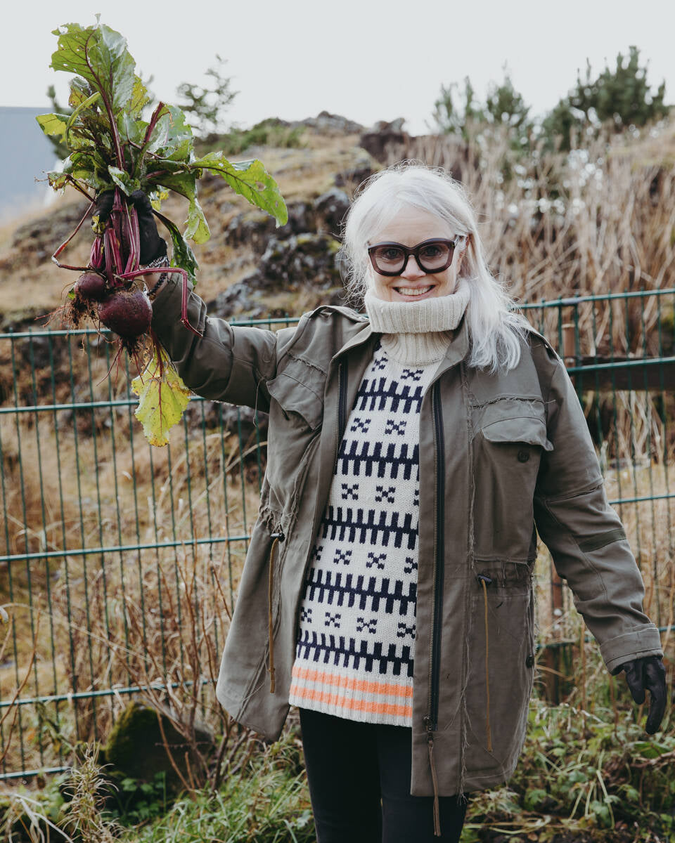 Solla Eiríksdóttir. Photography by Hildur, Solla's daughter