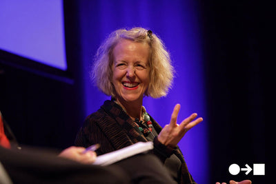 Barbara London contemporary art curator portrait photograph