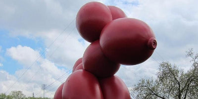 Close up view of artwork from Frieze New York collection displayed at Artspace