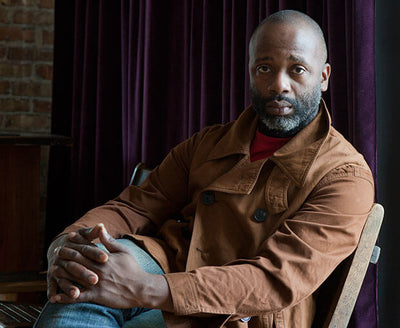 Theaster Gates portrait photo by Sara Pooley contemporary artist urban renewal creative studio