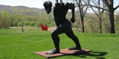 Thomas Houseago sculpture at Storm King Art Center outdoor exhibition