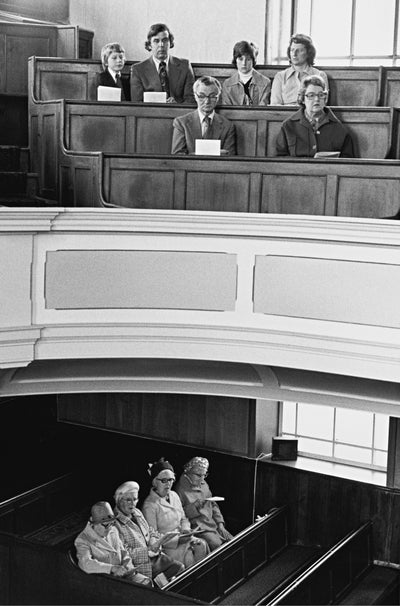 Steep Lane Baptist Chapel, Yorkshire from: 'The Nonconformists'