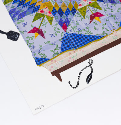 Self-Portrait with Hairbrush, Pen, Book, Leash, and Collar