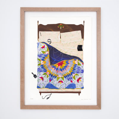 Self-Portrait with Hairbrush, Pen, Book, Leash, and Collar