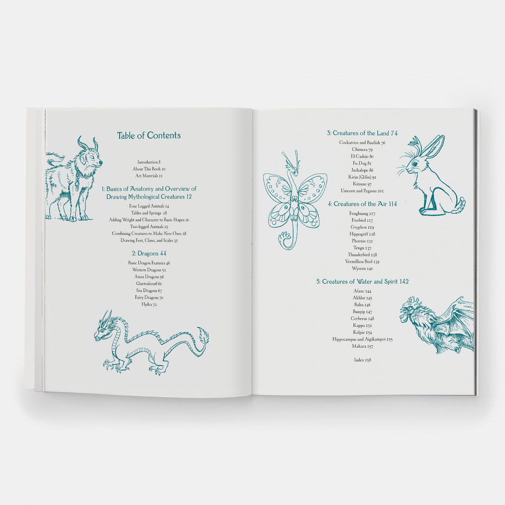 How to Draw Magical Mythological Creatures: Create Unicorns, Dragons, Gryphons, and Other Fantasy Animals from Legend