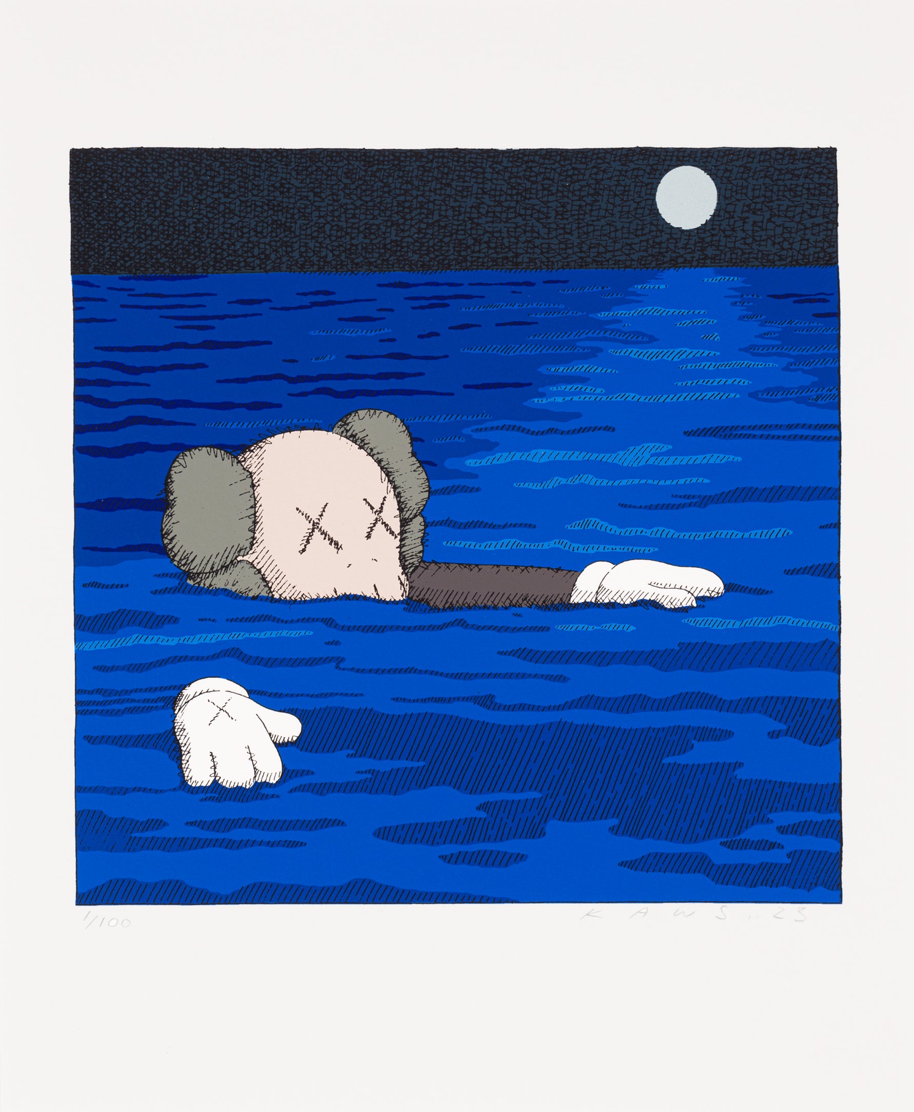 kaws tide poster カウズ ポスター TIDE – Phaidon
