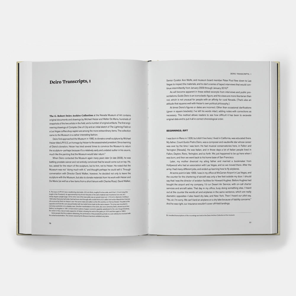 Michael Heizer: The Once and Future Monuments