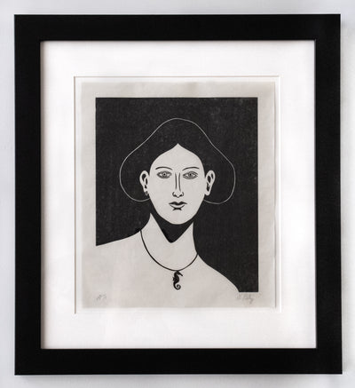 Portrait of a Seahorse Necklace