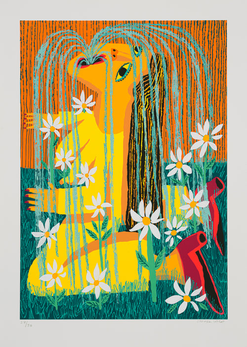 Watering Weeds: White Flowers