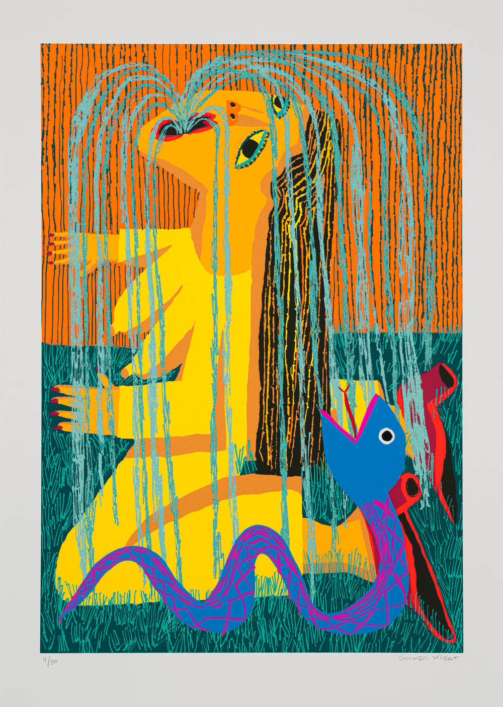 Watering Weeds: One Snake