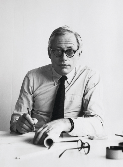 Dieter Rams in 1975, from our book As Little Design as Possible