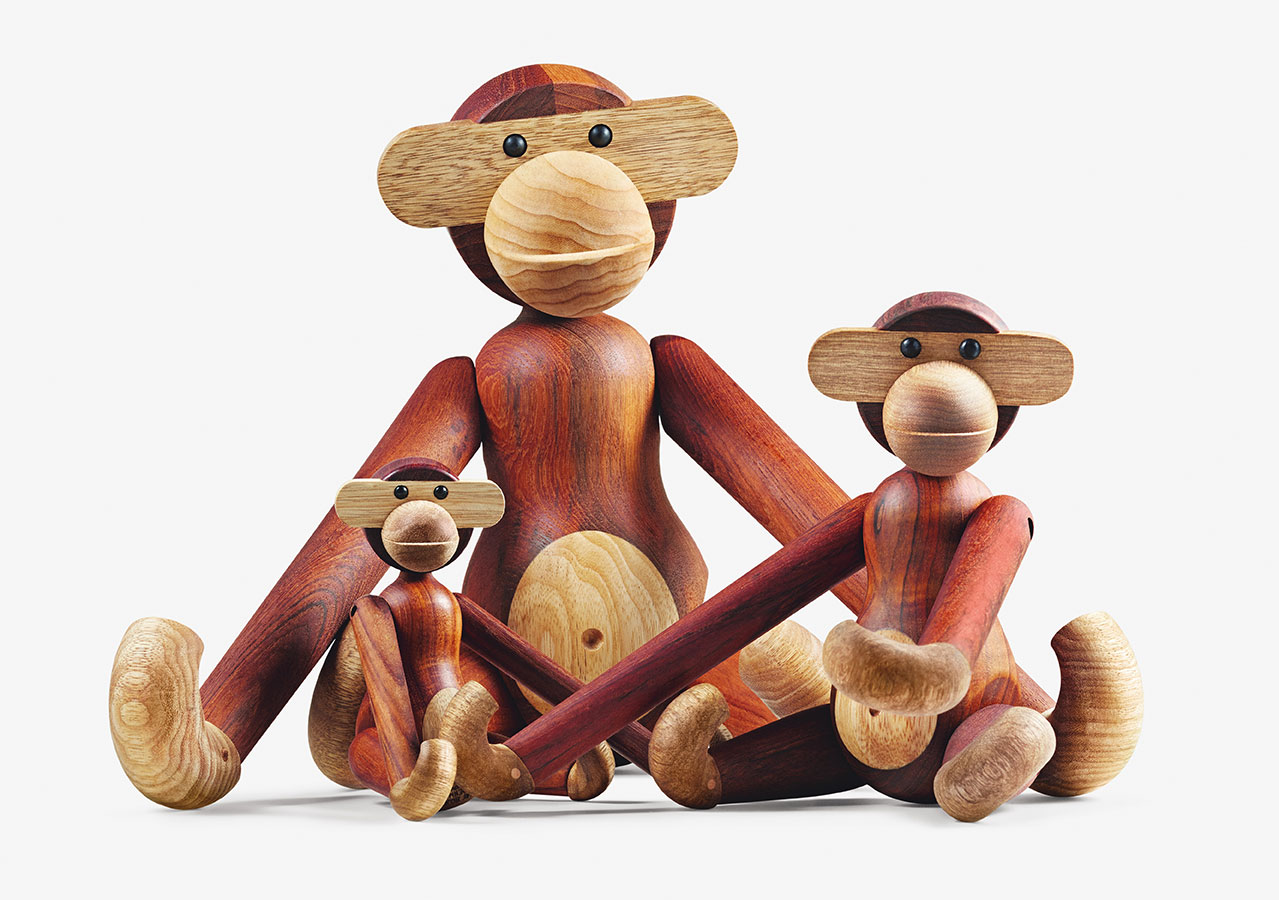 Monkey, 1951, by Kay Bojesen. All images from Design for Children.