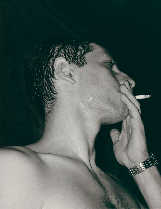 Smoker (1992) from Chemistry Squares by Wolfgang Tillmans