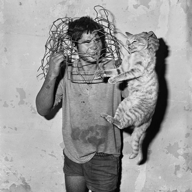 Cat Catcher, 1998 - Roger Ballen as featured in the book Outland