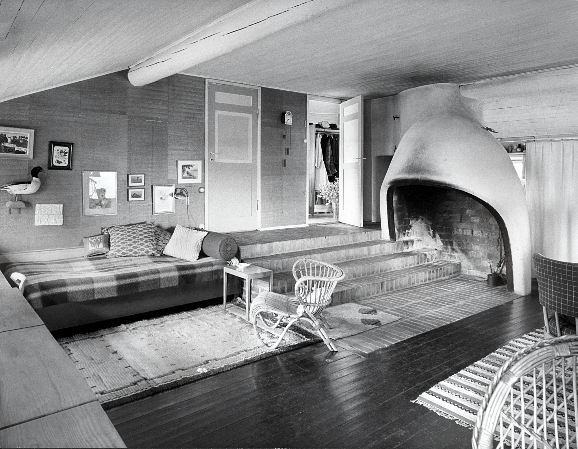 Summerhouse at Stennas, Sorunda, Sweden, by Erik Gunnar Asplund, completed in 1937. As featured in Interiors