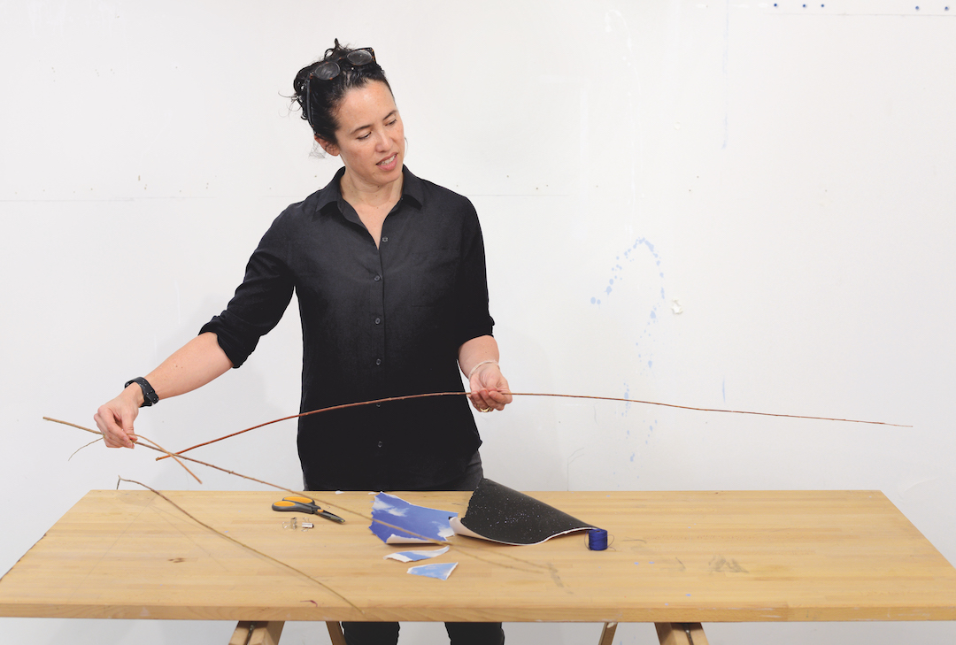 Sarah Sze: Weather Vane (Step by Step: Prepare the Mobile). Artwork (c) the artist / Photography (c) Casey Kelbaugh