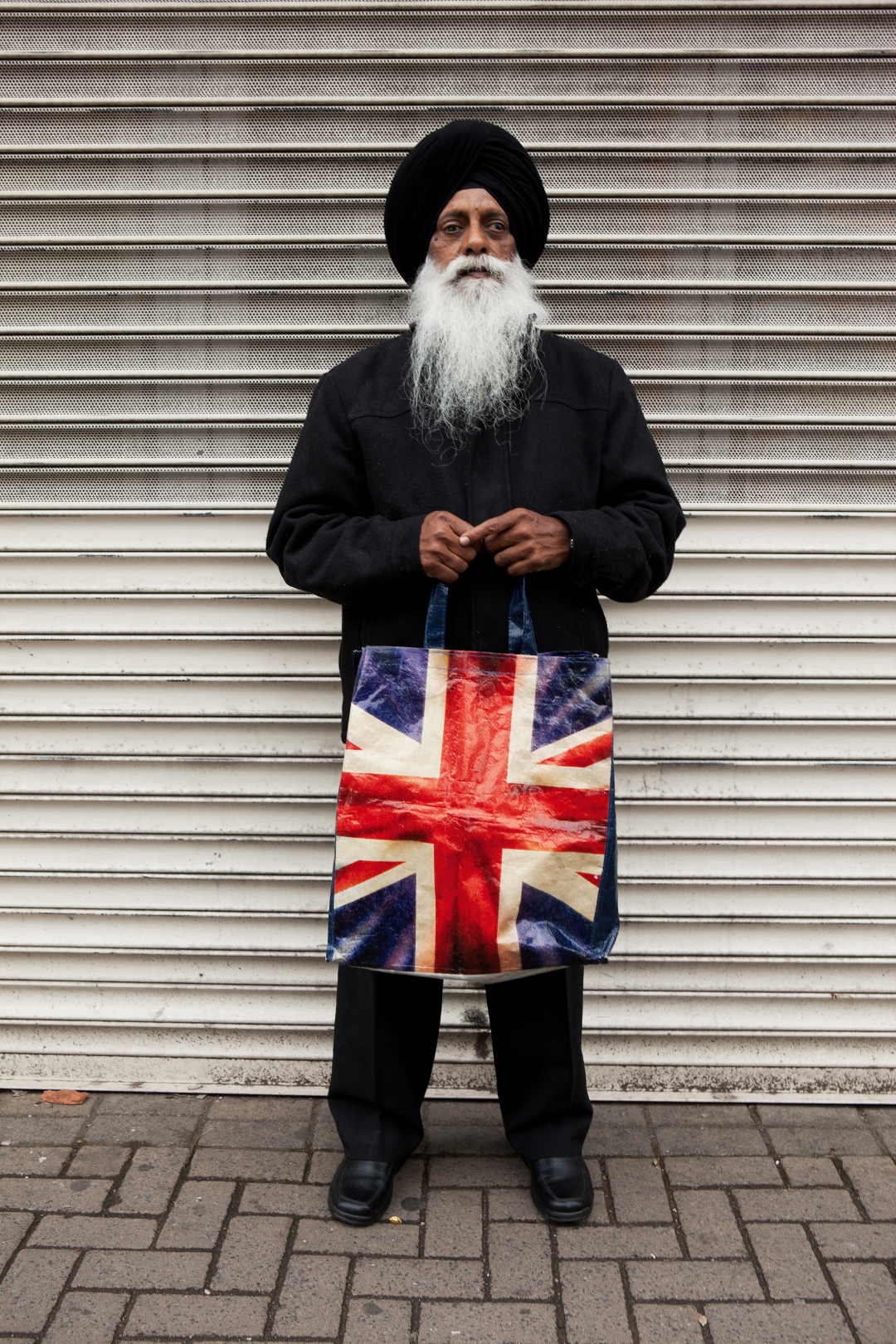 Harbhajan Singh, Willenhall Market, Walsall, the Black Country, England, 2011, by Martin Parr