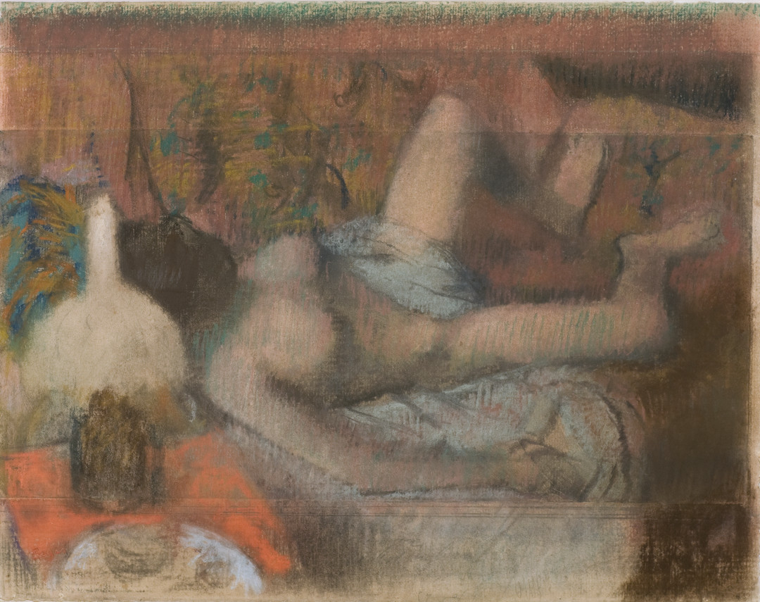 Edgar Degas, Femme nue couchée, c.1888–90 