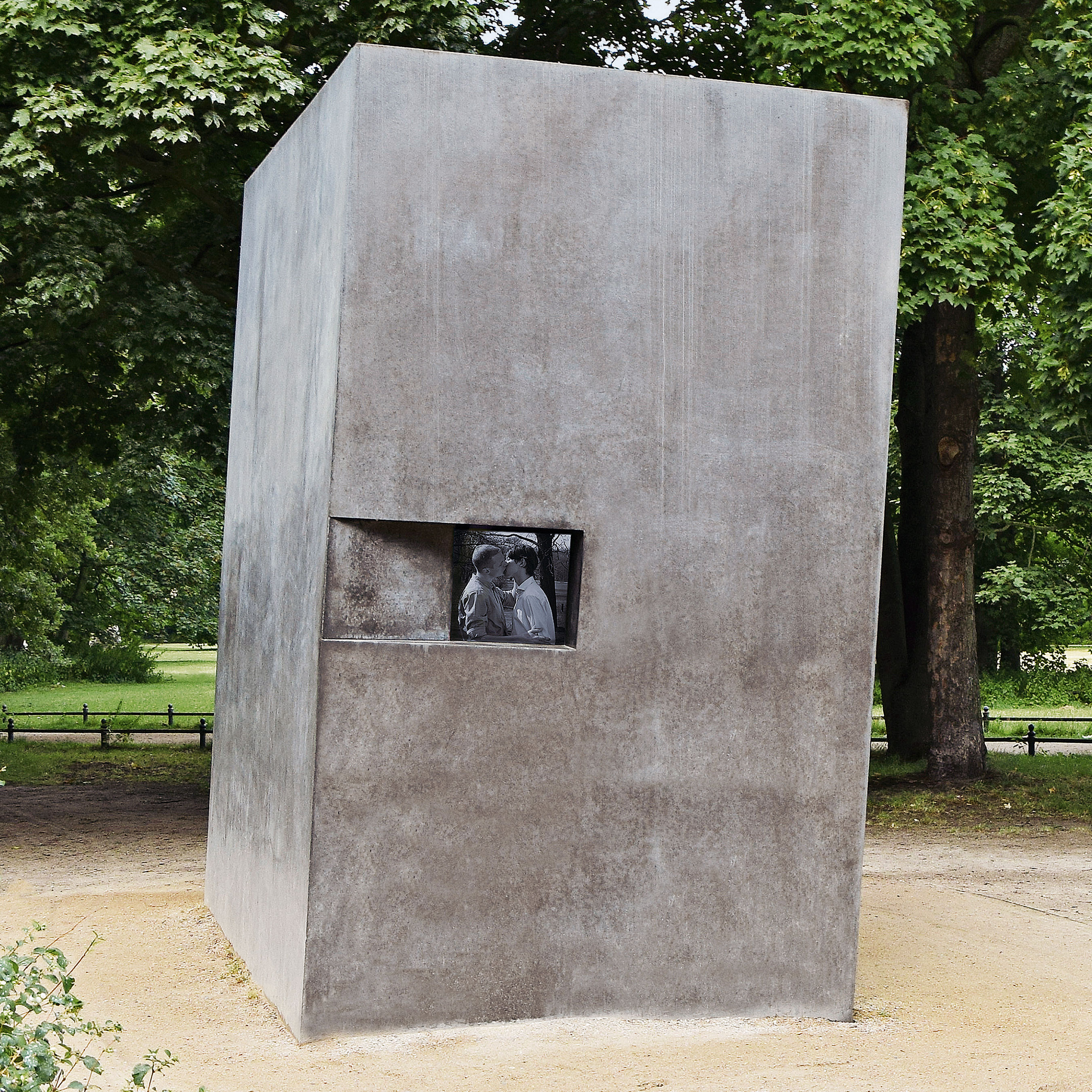 Memorial to the Homosexuals Persecuted Under the National Socialist Regime, Germany, Berlin, Germany. Elmgreen & Dragset (2008). Picture credit: Elmgreen & Dragset Memorial to the Homosexuals Persecuted under the National Socialist Regime, 2008,
