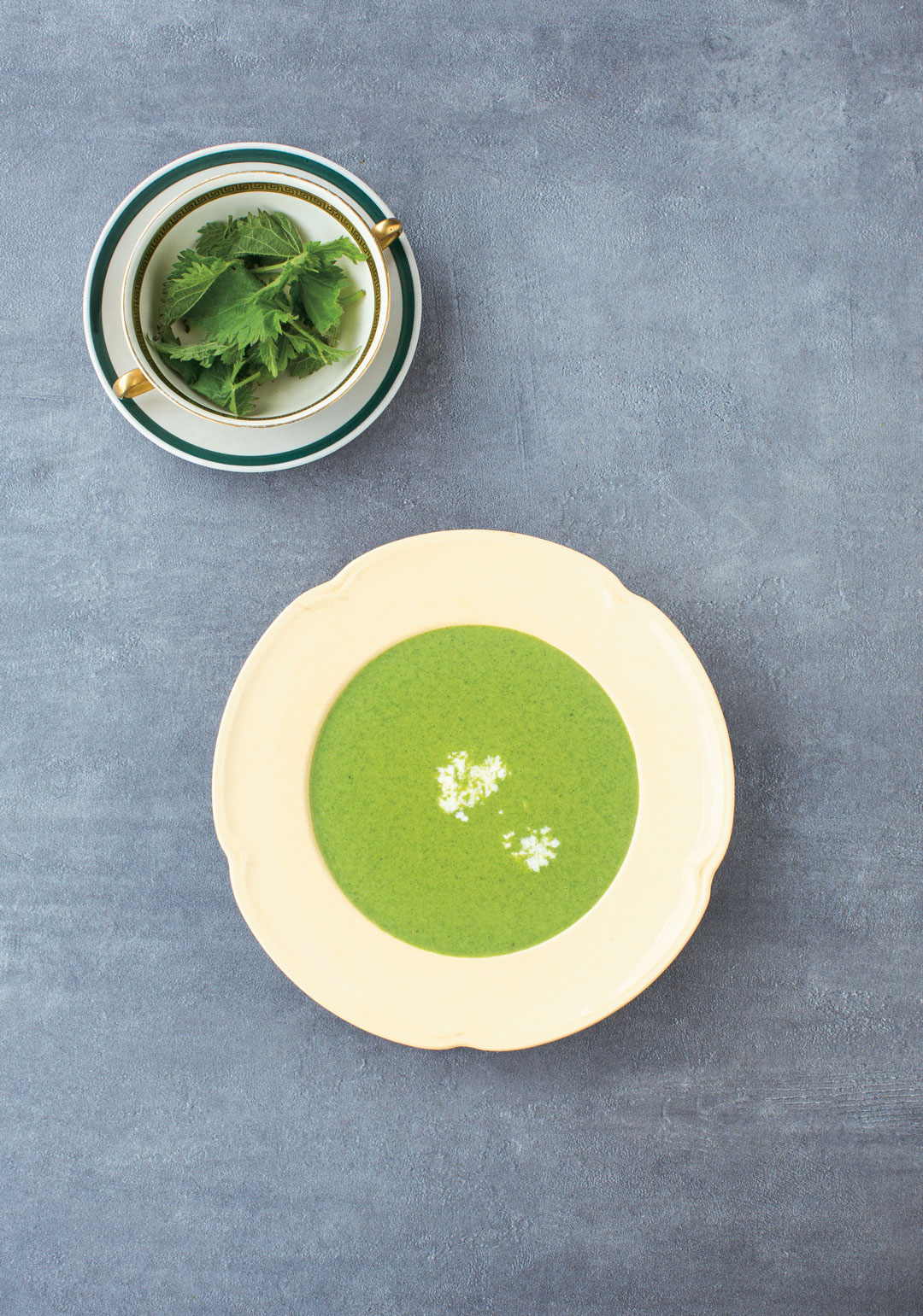 Nettle soup, from The Irish Cookbook