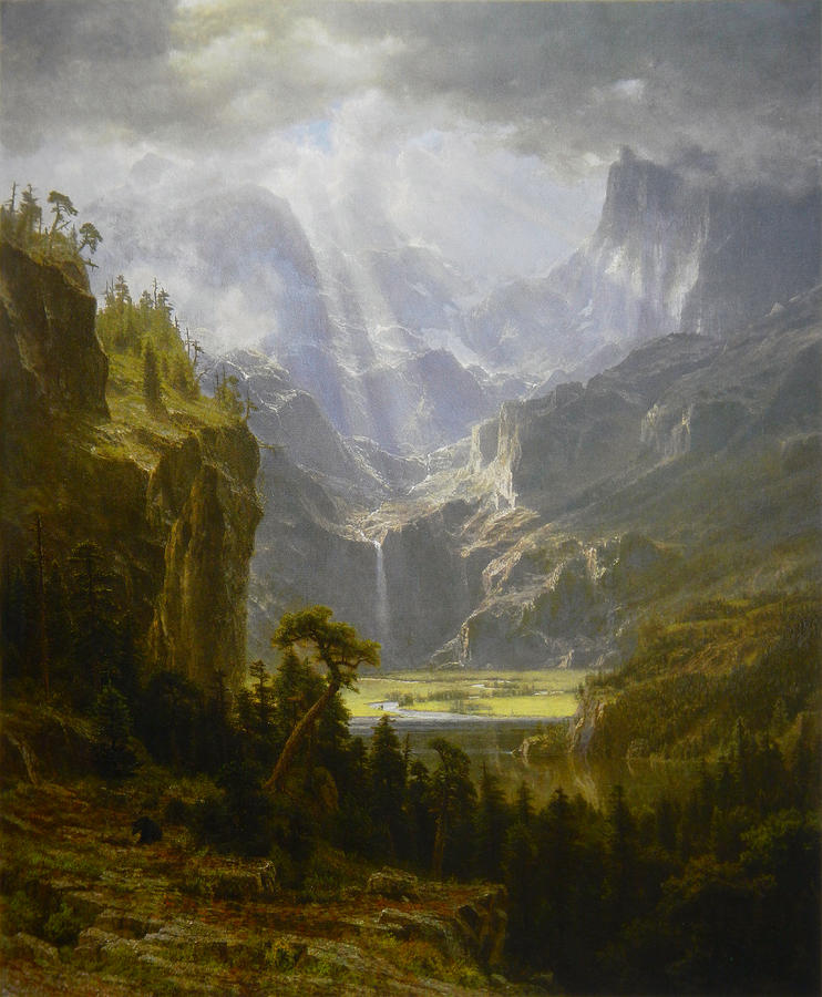 Albert Bierstadt, Rocky Mountains, ‘Lander’s Peak’, 1863. As reproduced in Sun and Moon