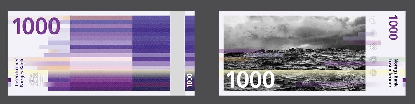 Snøhetta’s 1000 Kroner note proposal