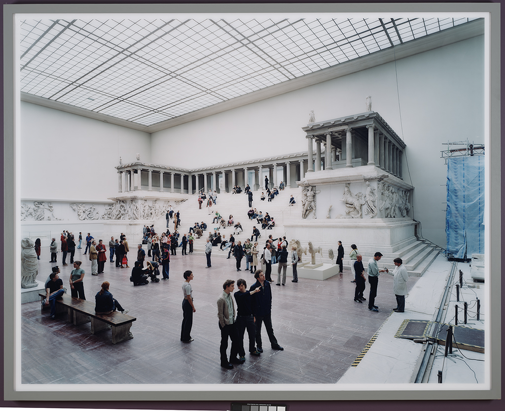 Thomas Struth (German, b. 1954). Pergamon Museum I, Berlin, 2001. Chromogenic print, 80 1/2 x 100 5/8 in. Dallas Museum of Art, Contemporary Art Fund: Gift of Arlene and John Dayton, Mr. and Mrs. Vernon E. Faulconer, Mr. and Mrs. Bryant M. Hanley, Jr., Marguerite and Robert K. Hoffman, Cindy and Howard Rachofsky, Deedie and Rusty Rose, Gayle and Paul Stoffel, and three anonymous doners, 2002.46. Image courtesy the artist. © 2018 Thomas Struth