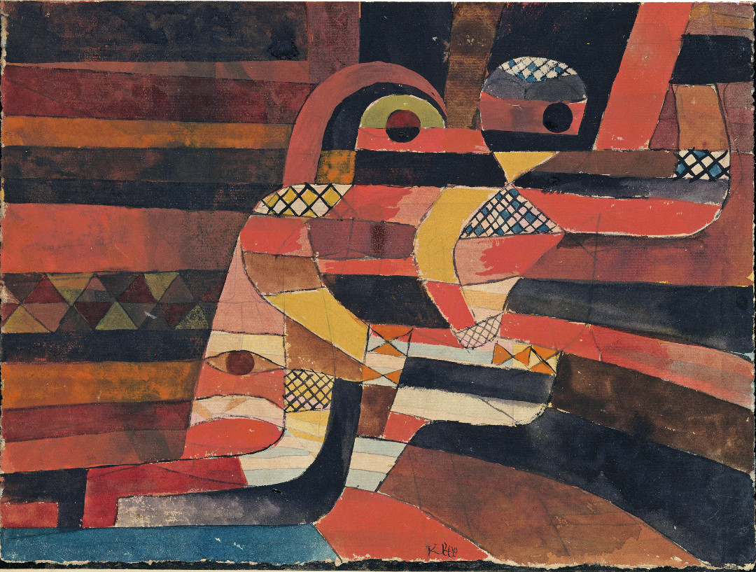 Lovers (1920) by Paul Klee, as reproduced in The Art of the Erotic