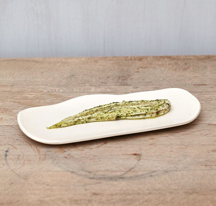 Slip sole in seaweed butter, as featured in The Sportsman
